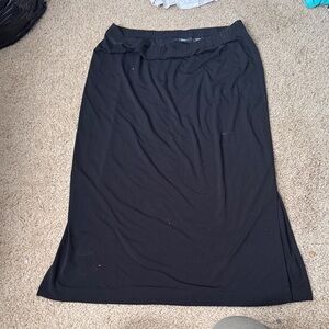 Chic Classic Black Pencil Skirt